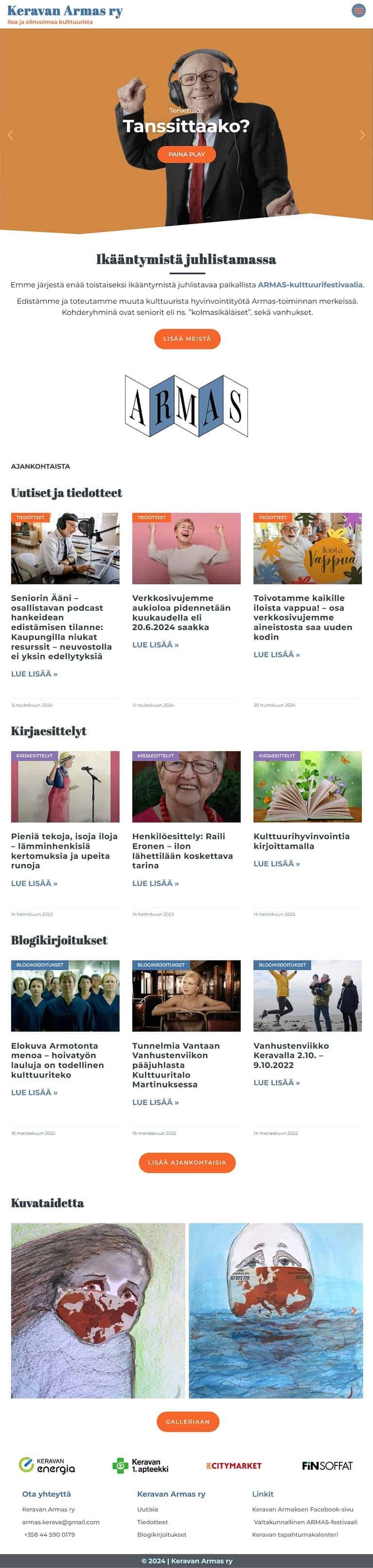 Website template