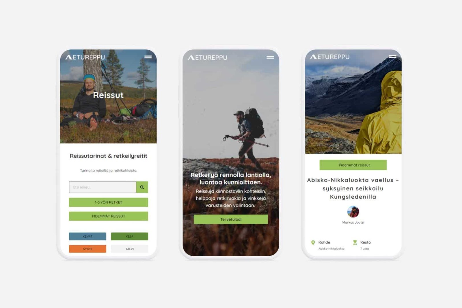 Mobile Website Mockup