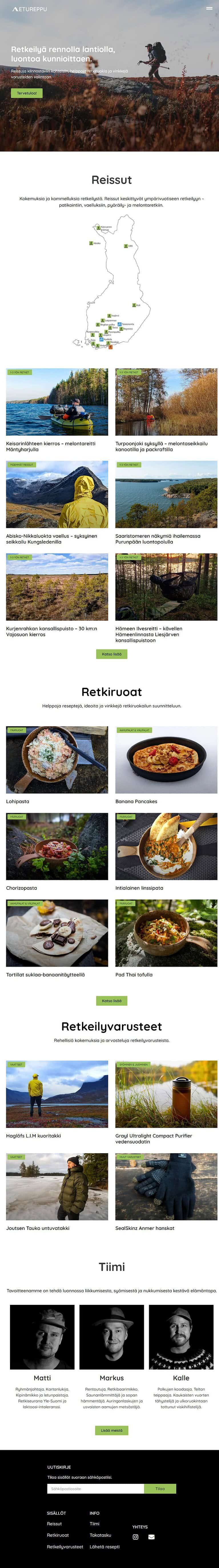 Website template